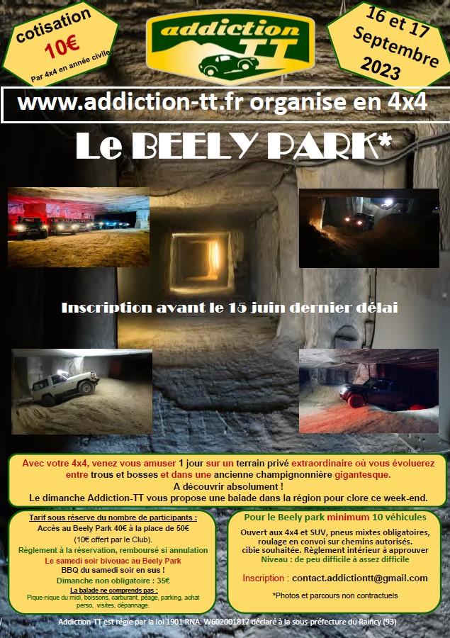 Le beely park par le club de 4x4 addiction tt